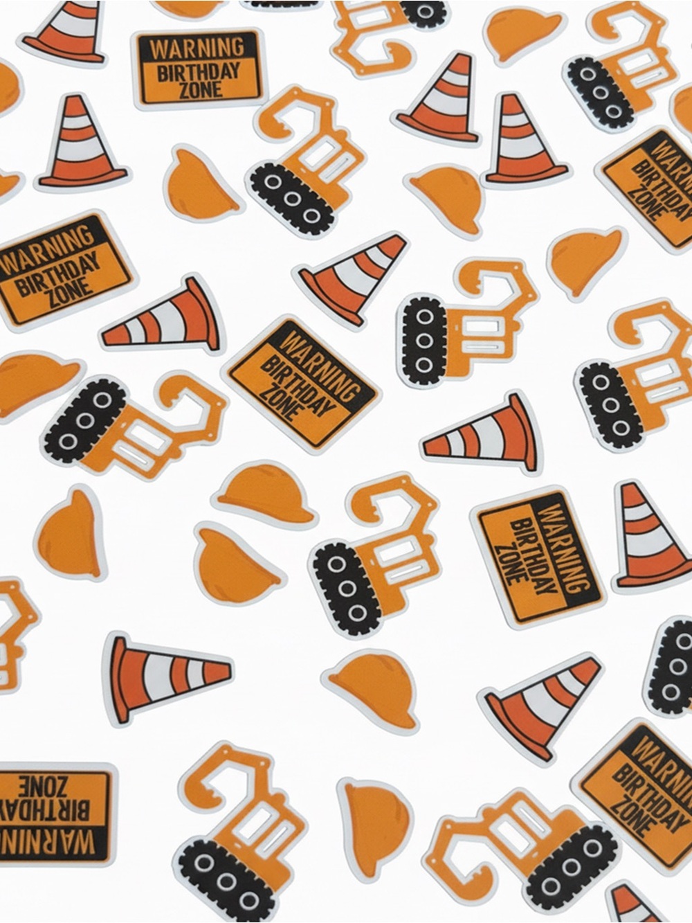 Construction Birthday Confetti | 100 Pc Builder Party Table Scatter | Hard Hat